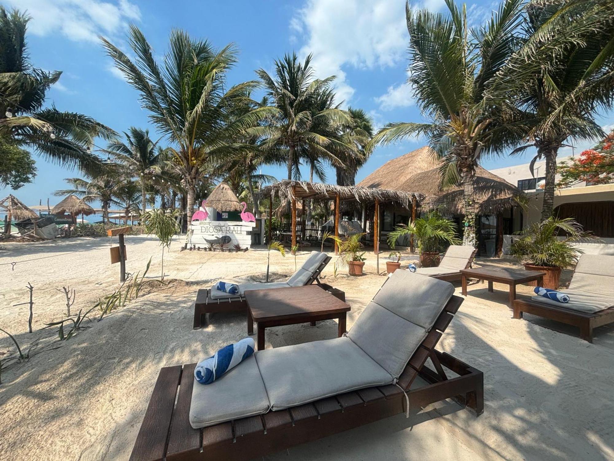 La Diosa Kali Beach Front Hotel Isla Holbox Exterior foto